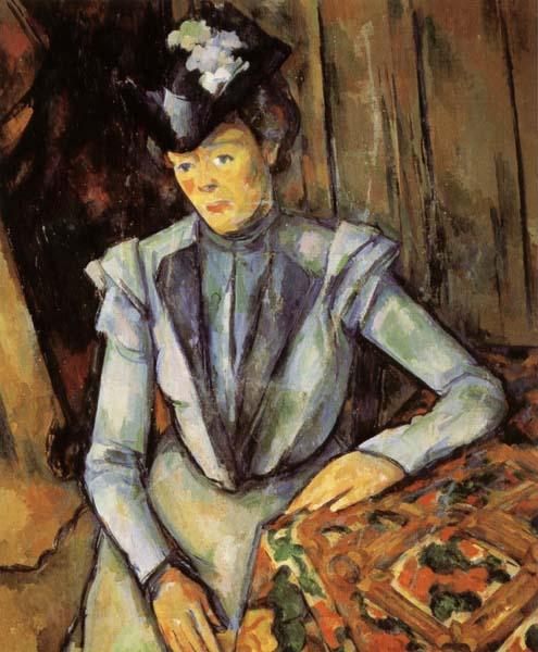 Paul Cezanne Ld Dame en bleu France oil painting art